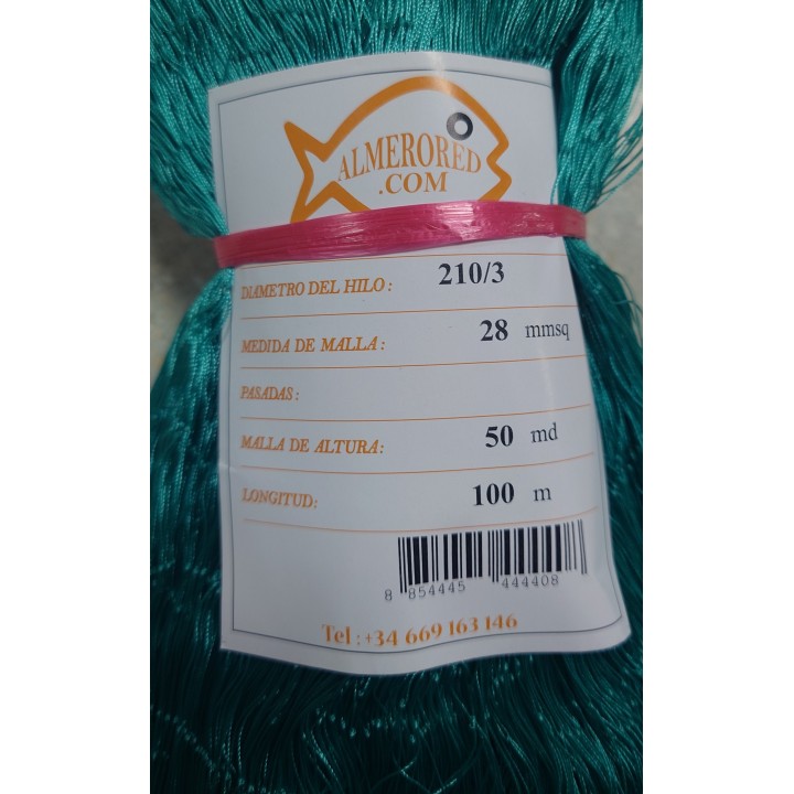 Trammelnetz aus 7/20 Rosinen-Multifilament-Nylon