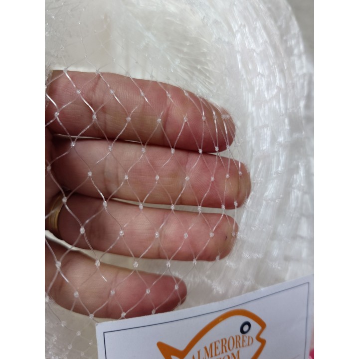 Red de pesca para montar atarrayas con malla de 1 cm x 1cm