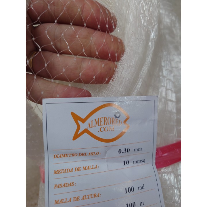 Filet de pêche à assembler des éperviers avec maille de 1 cm x 1 cm