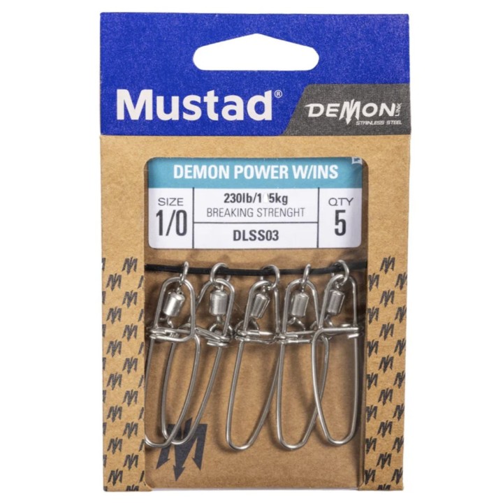 Mustad Aço Inoxidável Rolamento com encaixe com Seguro