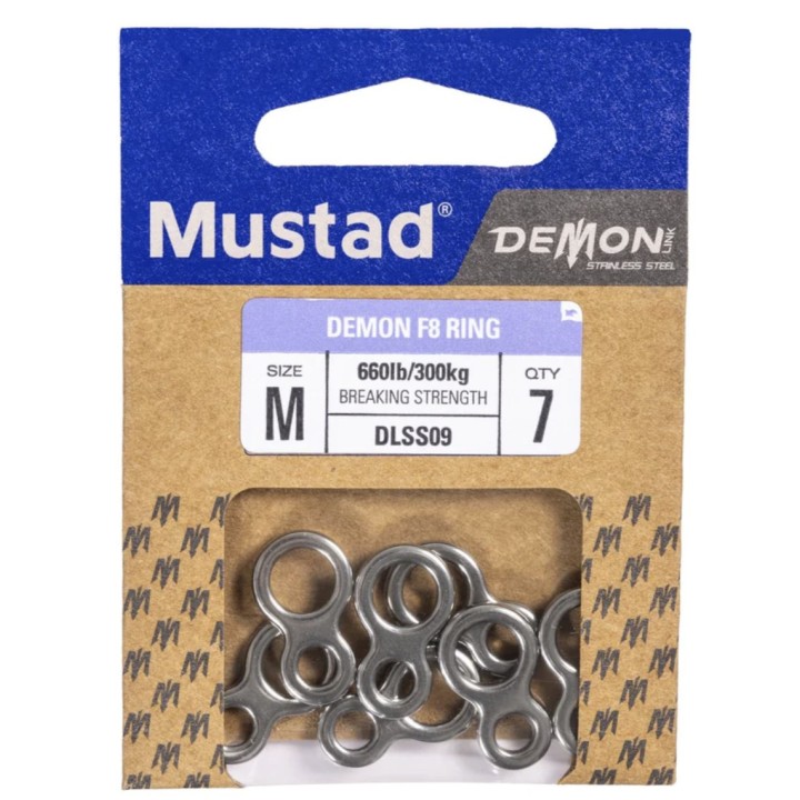 F8 Ring Acht Edelstahl MUSTAD