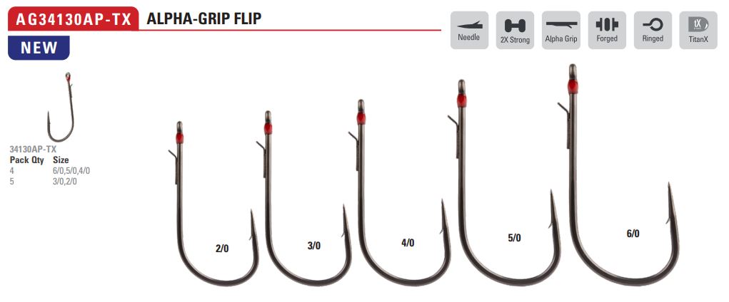 Mustad Alpha-Grip Flipping Hook