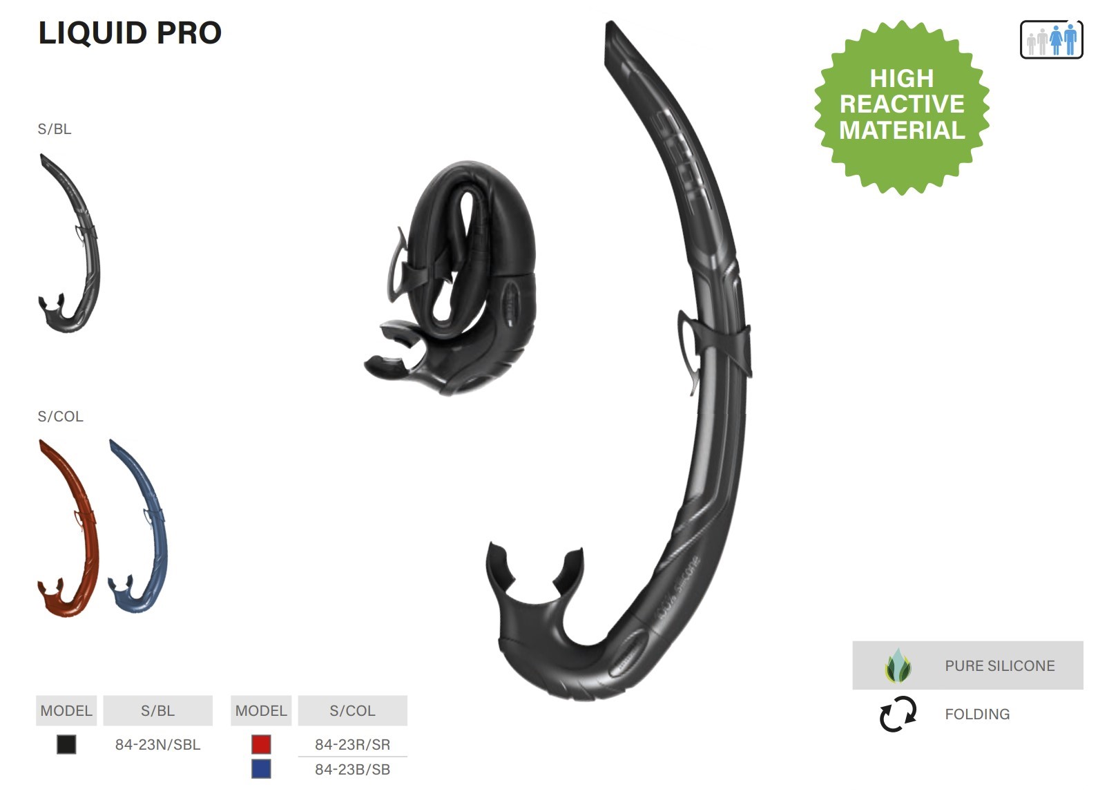 Tubo de silicona pesca submarina